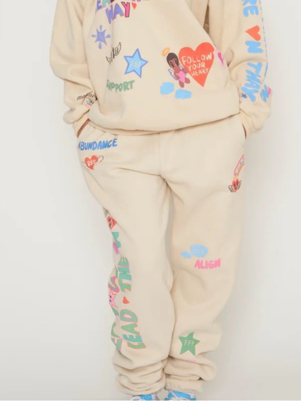 Mayfair x @iscreamcolour Angel Numbers Cloud Sweatpants M/L